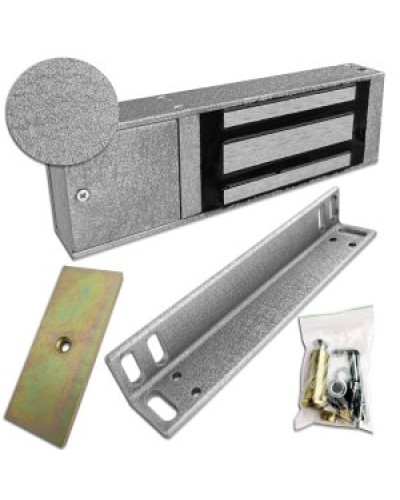 Замок электромагнитный Цифрал-250 ML ЦФРЛ.677100.002-02 серебристый шелк в Уссурийске Электромагнитные замки Pintop.ru