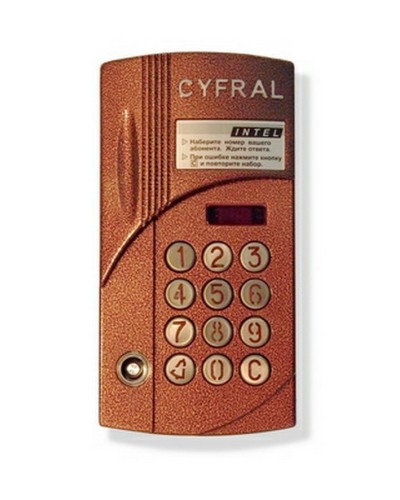 Блок вызова аудиодомофона на 400 абонентов Цифрал ИНТЕЛ в Уссурийске Блоки вызова многоабонентные Pintop.ru