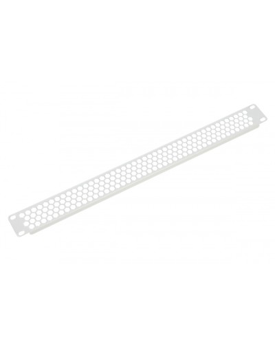 Фальшпанель в шкаф 19 1U перфорированная ЦМО ФП-1.4-9005 в Уссурийске Аксессуары для стоек и шкафов Pintop.ru