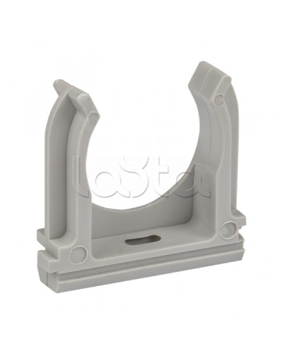 Крепеж-клипса d40 мм (30 шт) серая EKF-Plast (derj-z-40n) в Уссурийске Держатели, клипсы, скобы Pintop.ru