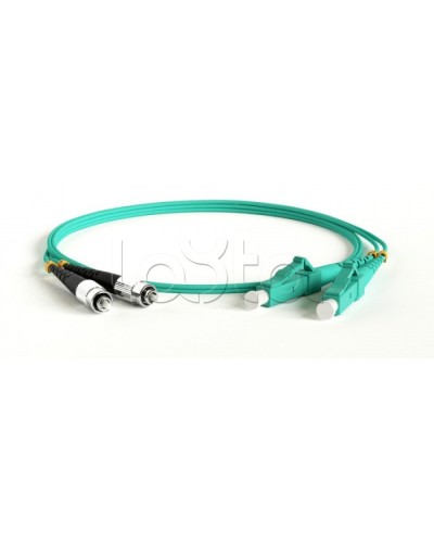 Патч-корд волоконно-оптический Hyperline FC-D2-503-FC/PR-FC/PR-H-10M-LSZH-AQ в Уссурийске Патч-корды оптические Pintop.ru
