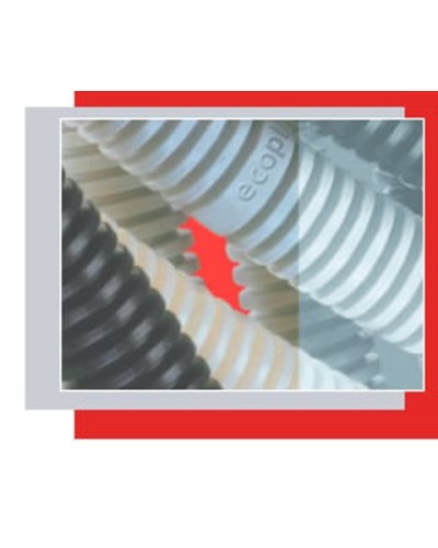 Труба гофр. ПВХ 16 мм (100 м) Экопласт (10016) в Уссурийске Труба гофрированная Pintop.ru