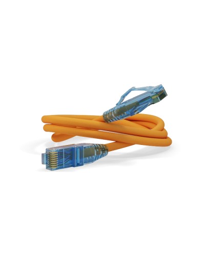 Патч-корд U/UTP Hyperline PC-LPM-UTP-RJ45-RJ45-C6-0.3M-LSZH-OR в Уссурийске Патчкорды (медные) Pintop.ru