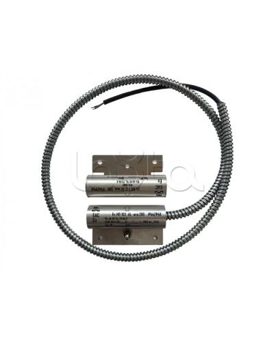 Извещатель охранный точечный магнитоконтактный взрывозащищённый Магнито-контакт Ех ИО102 Al исп.211 (торцевой), с постоянно присоединенным кабелем в металлорукаве (штатно кабель 2х0,75 - 1м), 1Ex d IIC T6 Gb АТФЕ.425119.171 в Уссурийске Извещатели охранн