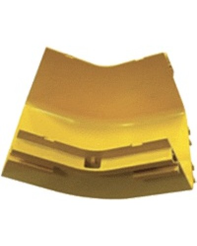 Изгиб 45° оптического лотка внутренний 240 мм, желтый LANMASTER LAN-OT240-IC45 в Уссурийске Аксессуары для кабель-канала Pintop.ru