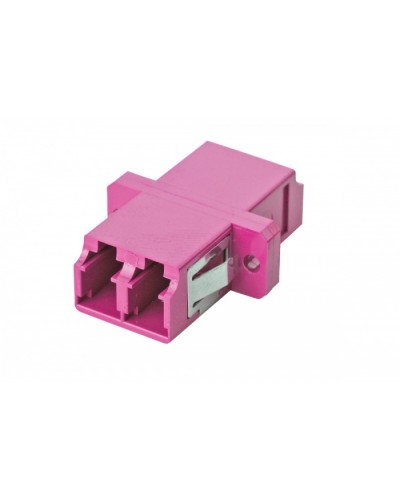 Адаптер OM4, LC дуплекс, с фланцами, пурпурный Eurolan (36A-40-2L-02MG) в Уссурийске Проходные адаптеры Pintop.ru