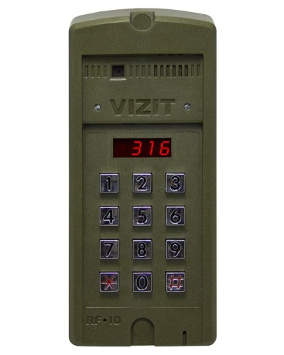 Блок вызова для совместной работы с БУД-302 Vizit БВД-316FCP в Уссурийске Блоки вызова многоабонентные Pintop.ru