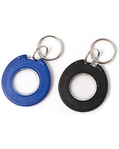 Брелок IronLogic IL-08MBT, 1K, с кольцом, синий с прозрачной серединой в Уссурийске Оптовые идентификаторы Pintop.ru