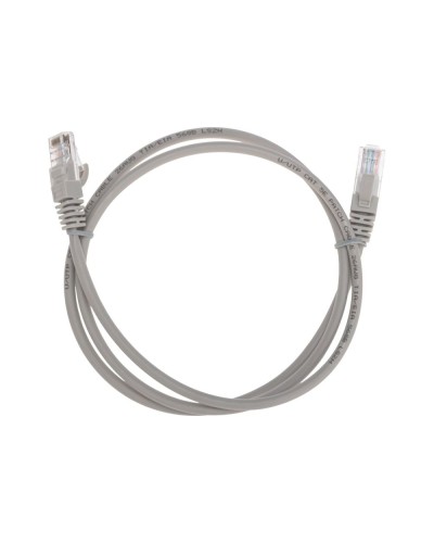 Патч-корд U/UTP, CAT 5e, RJ45-RJ45, 26AWG, LSZH, серый, 1м REXANT 02-0100-1 в Уссурийске Патчкорды (медные) Pintop.ru