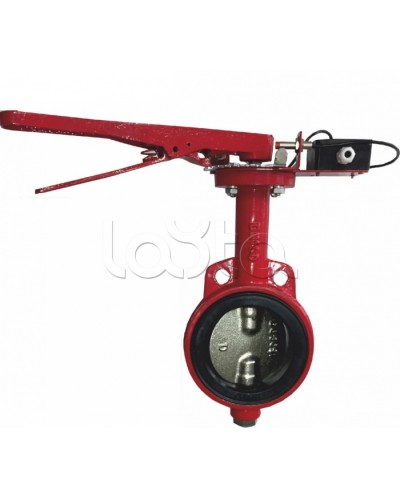 Затвордисковый с ручным приводом с контролем положения УКПЗА Спецавтоматика 3т 125/1,6(Р)-Ф.У3.1-АМК-125v1 в Уссурийске Затворы дисковые Pintop.ru