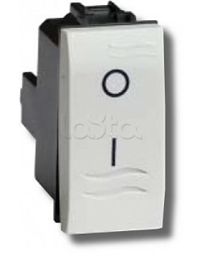 Выключатель двухполюсный белый 1 мод в Уссурийске Аксессуары для стоек и шкафов Pintop.ru