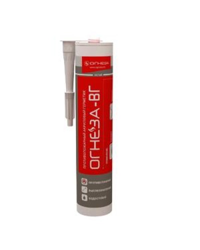 Герметик акриловый противопожарный Огнеза ОГНЕЗА-ВГ, туба 310 мл., цвет красный в Уссурийске Дополнительное оборудование пожаротушения Pintop.ru