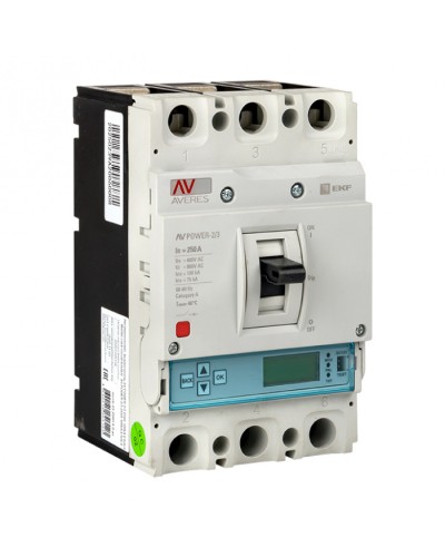 Автоматический выключатель AV POWER-2/3 250А 50kA ETU6.0 EKF (Автоматический выключатель AV POWER-2/3 250А 50k в Уссурийске Электротехническое оборудование Pintop.ru