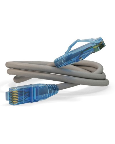 Патч-корд U/UTP Hyperline PC-LPM-UTP-RJ45-RJ45-C6-0.3M-LSZH-GY в Уссурийске Патчкорды (медные) Pintop.ru