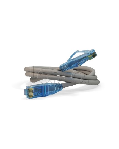 Патч-корд RJ45-RJ45, 4 пары, UTP, кат.6, LSZH (15м) Hyperline PC-LPM-UTP-RJ45-RJ45-C6-15M-LSZH-GY в Уссурийске Патчкорды (медные) Pintop.ru