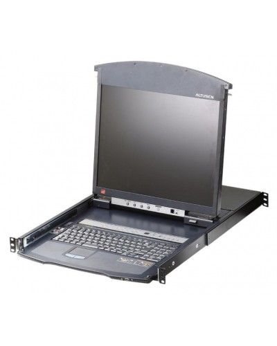 KVM консоль с переключателем ATEN KL1516AIN-AXA-RG в Уссурийске Системы видеонаблюдения Pintop.ru