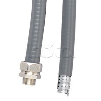 Металлорукав DN 26мм в гладкой EVA изоляции, Dвн 26,5 мм, Dнар 34,0, IP66, 25 м, цвет серый DKC 607E032