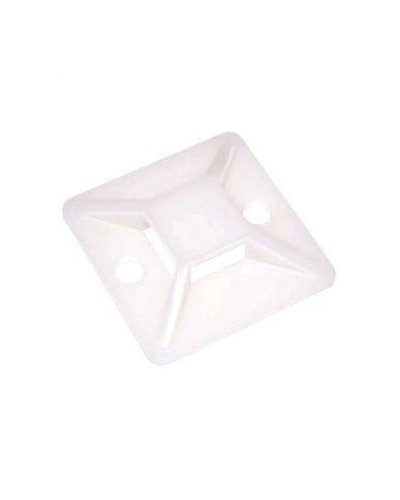 Площадка самоклеящаяся под стяжку, 20х20 мм, белая (100шт.уп) TWT-CV-ATM20 в Уссурийске Расходные материалы для шкафов и стоек Pintop.ru