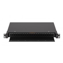 Оптический кросс NIKOMAX NMF-RP24SC-TS-P1-1U-BK