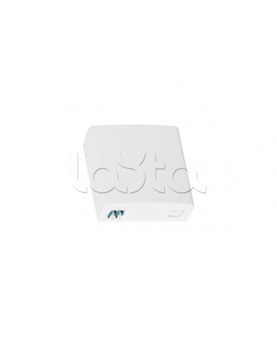 Оптическая розетка (кросс), укомплектованная на 2 порта LC/UPC, SM 9/125 OS2, полный комплект NMF-WO02LCUS2-CS-WT в Уссурийске Проходные адаптеры и розетки оптические Pintop.ru