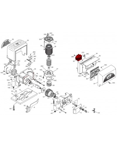 Конденсатор 9 мкФ с гибкими выводами Came 119RIR304 в Уссурийске Запчасти для шлагбаумов и автоматики Pintop.ru