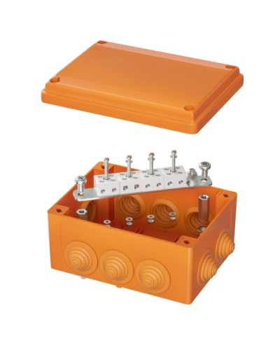 Коробка пластиковая FS с кабельными вводами иклеммниками,IP55,150х110х70мм, 8р, 450V,6A,4мм.кв DKC (FSB21804) в Уссурийске Распределительные коробки Pintop.ru