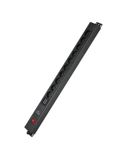 Блок распределения питания вертикальный для 19 шкафов DKC R5VSH10SWOPAM в Уссурийске Блоки розеток Pintop.ru