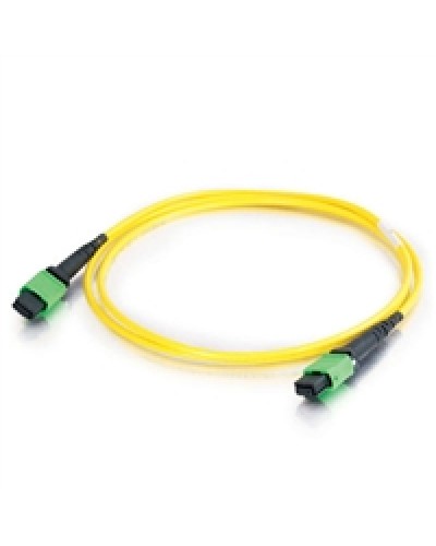 Патч-корд волоконно-оптический Hyperline FHD-MC3-9-MPOM12/AS-MPOM12/AS-B-3M-LSZH-YL в Уссурийске Патч-корды и пигтейлы Pintop.ru