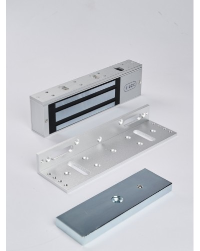 R-Lock RL-EML500-L0S - Электромагнитный замкок, 500кг, DC12/24B, цвет серебристый сатинированный алюминий RAL 7047 в Уссурийске Электромагнитные замки Pintop.ru