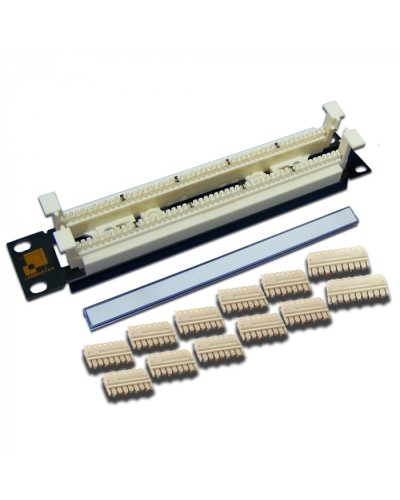 50-парный 110 кросс 10 1U, блоки в комплекте LANMASTER (LAN-RS110-50FT/10) в Уссурийске Патч-панели Pintop.ru