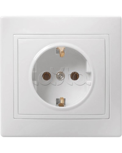 Розетка «Кварта» 2Р+Е, 1 модуль, без шторок, для скрытого монтажа IEK (ERK14-K01-16-DM) в Уссурийске Аксессуары для кабель-канала Pintop.ru