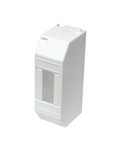 Щиток наружный для автоматических выключателей под 1-2 модуля (белый) Экопласт 44917 в Уссурийске Боксы для автоматов Pintop.ru