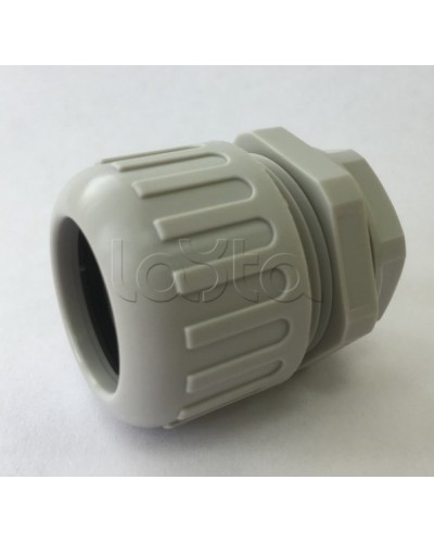 Муфта вводная усиленная (IP68) для гофрированных труб серая ВМУ-ГТ-16 (М16) Промрукав (PR08.3753) в Уссурийске Повороты, муфты, тройники Pintop.ru