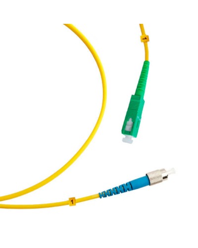 Шнур оптический simplex SC/APC-FC/UPC 9/125 sm 7м LSZH Cabeus FOP(s)-9-SC/APC-FC/UPC-7m в Уссурийске Патч-корды оптические Pintop.ru