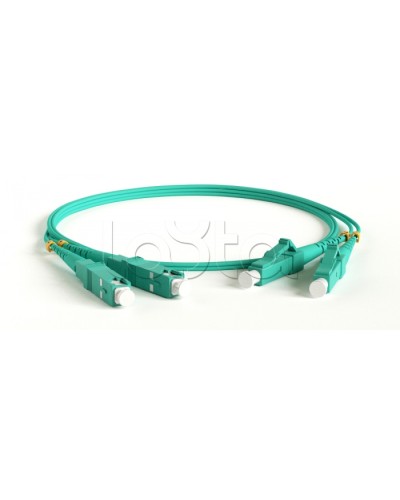 Патч-корд волоконно-оптический Hyperline FC-D2-503-FC/PR-FC/PR-H-1M-LSZH-AQ в Уссурийске Патч-корды оптические Pintop.ru