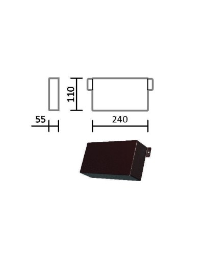Монтажный кожух Vizit МК-400CB в Уссурийске Аксессуары для многоабонентных систем Pintop.ru