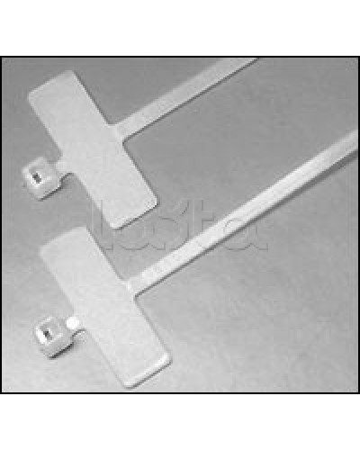 Хомут-стяжка нейлоновый, неоткрывающийся, с площадкой для маркировки 200x2.5 мм Hyperline GTK-200MC (100 шт/уп.) в Уссурийске Стяжки-хомуты Pintop.ru
