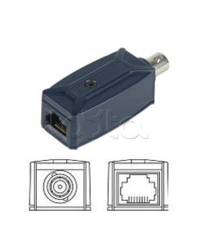 Удлинитель Ethernet, пассивный по коаксиальному кабелю SC&T IP01 в Уссурийске Видеоусилители, Модуляторы, Делители Pintop.ru