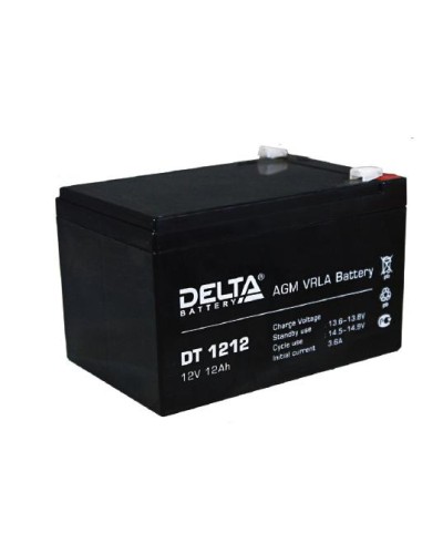 Аккумулятор свинцово-кислотный Delta DT 1212 в Уссурийске Электротехническое оборудование Pintop.ru