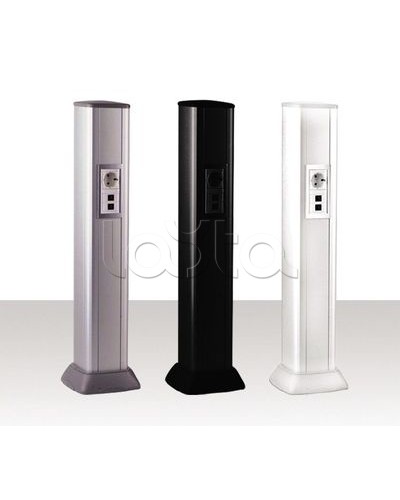 Колонна алюминевая 0,71 м, цвет черный DKC 09593 в Уссурийске Аксессуары для стоек и шкафов Pintop.ru