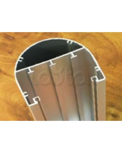 Колонна алюминевая под суппорт (односторонняя) 660мм Экопласт 70166 в Уссурийске Системы лючков и колонн Pintop.ru