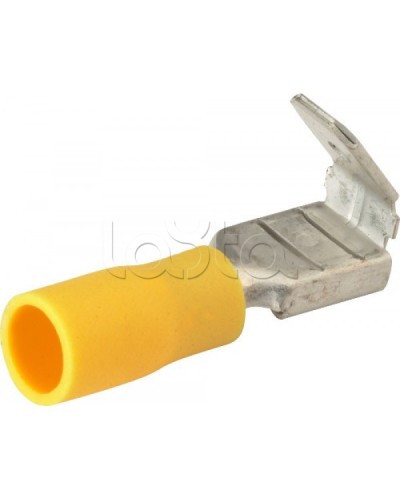 Клемма плоская изолированная 4-6 мм² (КПИ гнездо+штекер - 7.4мм+6.3мм) (100шт/уп) REXANT 08-0452 в Уссурийске Клеммные колодки Pintop.ru