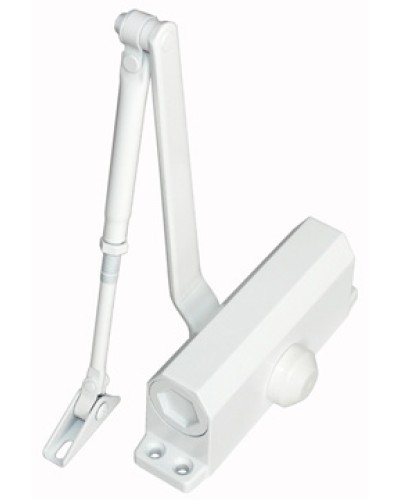 Доводчик двери c тягой EN 3-6, 40 - 130 кг Smartec ST-DC036BCDA-WT в Уссурийске Доводчики Pintop.ru