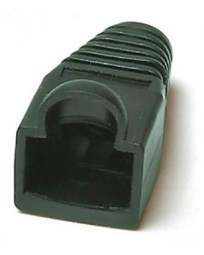 Изолирующий колпачок для разъемов RJ-45, черный (10 шт.) Hyperline BOOT-BK-10 в Уссурийске Коннекторы и разъемы Pintop.ru
