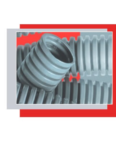 Труба гофрированная ПВХ тяжелая, с зондом диам. 25 мм (50м) Экопласт 11125 в Уссурийске Труба гофрированная Pintop.ru