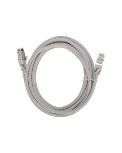 Патч-корд S/FTP, CAT 6A (10G), RJ45-RJ45, 28AWG, LSZH, серый, 3м REXANT 02-0390-3 в Уссурийске Патчкорды (медные) Pintop.ru