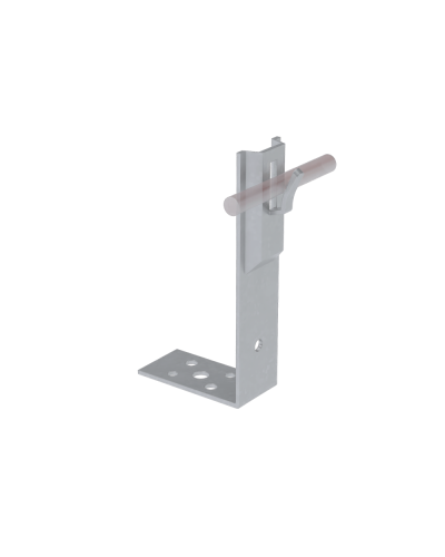 Угловой держатель зажимной для прутка Ø 5-8 мм H60 мм HD КМ-Профиль (UDZ-H60-D5-8 HD) в Уссурийске Монтажные материалы Pintop.ru