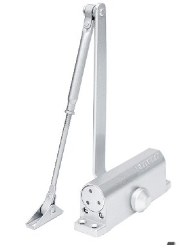 Доводчик NOTEDO DC-090-НО EN4 с ФОП (серебро) в Уссурийске Доводчики Pintop.ru