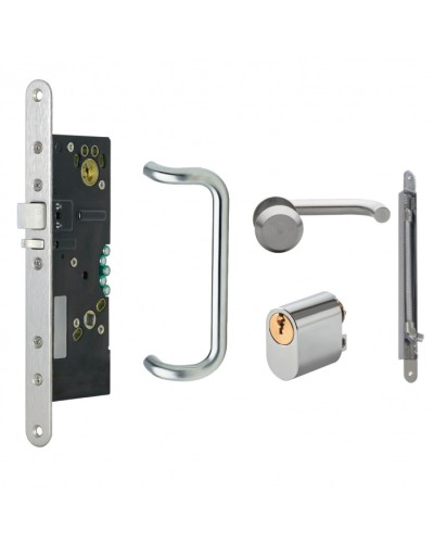 Готовый комплект для установки замка RusGuard Моторный замок RG-Lock 595 (KIT) (Комплект) в Уссурийске Защелки Pintop.ru