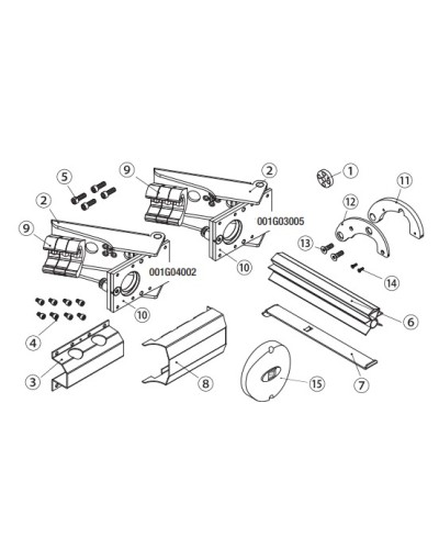Крышка рычага FLEX Came 119RID186 в Уссурийске Запчасти для шлагбаумов и автоматики Pintop.ru